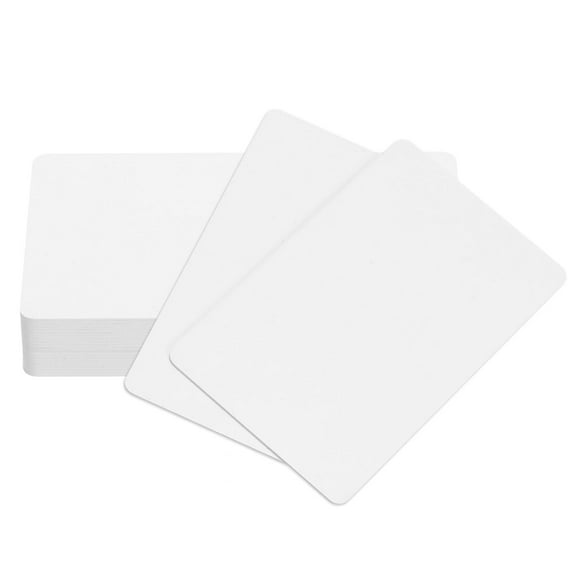 Uxcell 20Pcs Inkjet ID Cards, 30Mil Smooth Blank Inkjet Printable Cards Graphic Quality Waterproof Double Side Printing Cards for Inkjet Printers Badge Business Card, White