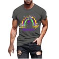 thumbnail image 1 of Camisetas de Manga Corta para Hombre Imprimir Deportes de Manga Corta Cuello Redondo Blusa Algodón Poliéster, Nueva Moda Casual Camiseta para Hombres, 1 of 1