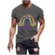 thumbnail image 1 of Camisetas de Manga Corta para Hombre Imprimir Deportes de Manga Corta Cuello Redondo Blusa Algodón Poliéster, Nueva Moda Casual Camiseta para Hombres, 1 of 1
