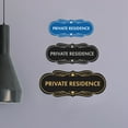 thumbnail image 3 of Designer Private Residence Sign (Black) - Medium, 3 of 5