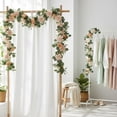 thumbnail image 4 of Artificial Floral Rattan Garland,Wedding Event Layout Decor,Indoor Outdoor Hanging Ornament,Flexible Shape Design Craft,Maintenance Free Long Lasting Decor,Home Office Multi Scene Decor, 4 of 7