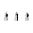 thumbnail image 1 of Wosthever Muñecos para decoración de tartas, figurita de resina para novia y novio, soporte divertido para boda, estatua para pareja de Type1 NO1, 1 of 6