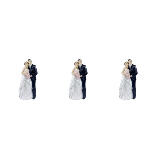 Wosthever Muñecos para decoración de tartas, figurita de resina para novia y novio, soporte divertido para boda, estatua para pareja de Type1 NO1