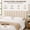 02-linen, variant on Upholstered Full Size Headboard with Easy Assembly, Wall Mounted Floating Headboard, Grey Channel Stitch Design and 3D Soundproof Panels
