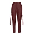 thumbnail image 3 of REORIAFEE Track Pants Womens Y2k Baggy Tapered Palazzo Pants Solid Print High Waisted Casual Pants Lightweight Baggy Stretchy Trousers 2024 Trending Fashion Clothing, 3 of 4