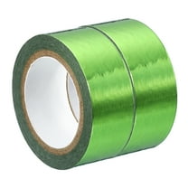 Uxcell 15mmx5m Metallic Foil Masking Washi Tape Art Craft Decoration, Green 2 Roll