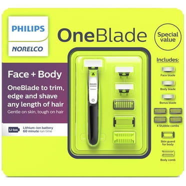 Philips Norelco OneBlade Face   Body Electric Trimmer and Shaver