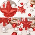 thumbnail image 4 of Juego de adornos navideños de 30 piezas, decoración de bolas colgantes de árbol de Navidad FleinngHoz JD711621083, 4 of 7