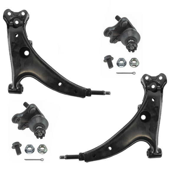 TRQ Lower Control Arm & Ball Joint Front LH & RH Pair for 93-95 Corolla Prizm PSA62508