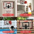 Chidworld Indoor Basketball Hoop for Kids with LED Light, 2 Balls