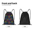 thumbnail image 4 of Bingfone Graffiti Art Drawstrings Backpacks Bags for Men Women Gym Drawstrings Bag-Small, 4 of 8