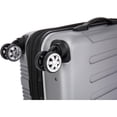 thumbnail image 2 of Rockland London Hardside Spinner Wheel Luggage, Carry-On 20-Inch and Tote 14-Inch, Silver, 2 of 6