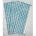 thumbnail image 2 of Checked Gingham Refrigerator Oven Dishwasher Handle Covers by Penny's Needful Things (15 Inch) (Set of 3) (Blue Turquoise), 2 of 3
