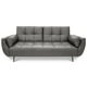 thumbnail image 2 of Sala de Piel Genuina 3-2 Sofá Cama y Love Seat, 5 plazas, Modelo Toronto, Color Gris Oxford, Elegante, comodo y Moderno, Hecho en Mexico. Medidas: Sofá 220 X 90 X 80 cm, Love Seat 156 X 90 X 80 cm., 2 of 10