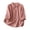 Hot Pink, variant on HONHUZH Button Down Shirts for Women Casual Embroidery Elbow Sleeve V-Neck Turndown Collar Button Blouses Top