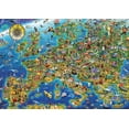 thumbnail image 6 of Educa Crazy European Map 500 Piece History & Geography Jigsaw Puzzle, 6 of 6