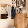 thumbnail image 7 of Heavy Duty Double Prong Coat Hooks Wall Mounted with Screws Retro Double Robe Hooks Utility Hooks for Coat, Scarf, Bag, Towel, Key, Cap, Cup, Hat, 7 of 7