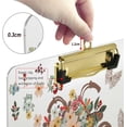 thumbnail image 4 of FMSHPON Spring Bike Flower Butterfly Clipboard Hardboard Wood Nursing Clip Board and Pull for Standard A4 Letter 13x9 inches, 4 of 8