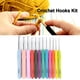 thumbnail image 5 of Juego de herramientas de costura para tejer a mano, 12 Uds., ganchos de ganchillo extendidos, agujas con accesorios, 5 of 12