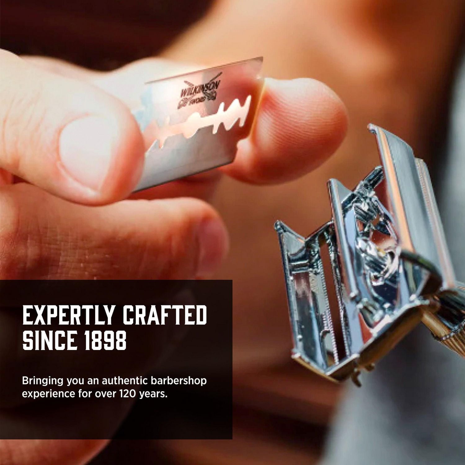 Lames classiques pour rasoir de sécurité à double tranchant de Wilkinson Sword Recharge de 5 lames