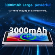 Android 14 Tablet with case 7 inch mini tablet , 8GB (4+4 Extended) RAM+32GB ROM, 5G+WiFi 6, Dual Camera, MicroSD Support up to 1TB, cheap tablets