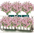 thumbnail image 6 of Kugisaki Artificial Hanging Flowers Hanging Basket Flowers Hanging Artificial Violet Ivy Flowers for Outdoor Planters Indoor Home Wall Decor Wedding Garden Yard, 6 of 9