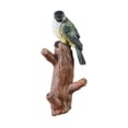 thumbnail image 3 of Colgador de ganchos de pared para pájaros, ganchos decorativos para abrigos que ahorran espacio, soporte para sombrero, figurita de pájaro de resina Pajaro verde Sunnimix Ganchos de pared, 3 of 8