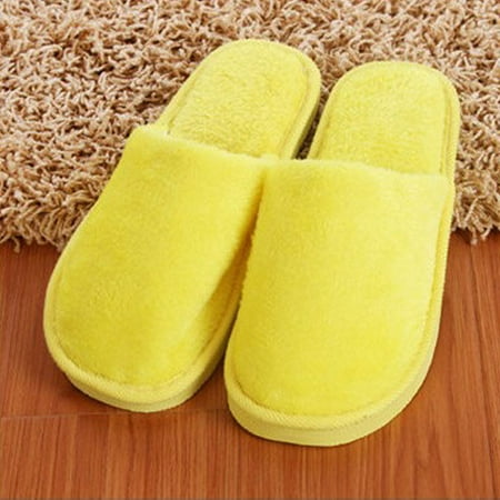 

Long Plush Cotton Slippers Home Indoor Shoes Winter Slippers