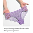 thumbnail image 3 of Sunm Boutique Lace Panties Seamless Underwear for Women Plus Size Cheeky Panties for Women Hipster 6 Pack, 3 of 7