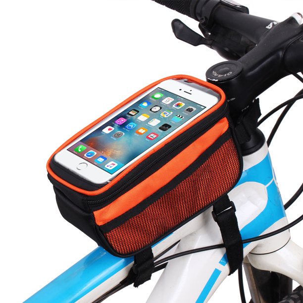Ciclismo Bicicleta cuadro de bicicleta tubo frontal impermeable bolsa de teléfono móvil Multifu Ehuebsd Para estrenar