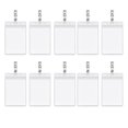 thumbnail image 1 of facefd 10 Pieces Waterproof Plastic Card Holder Transparent Badge Name Tag Pre-punched Sleeve Driver License Cardholder, 1 of 5