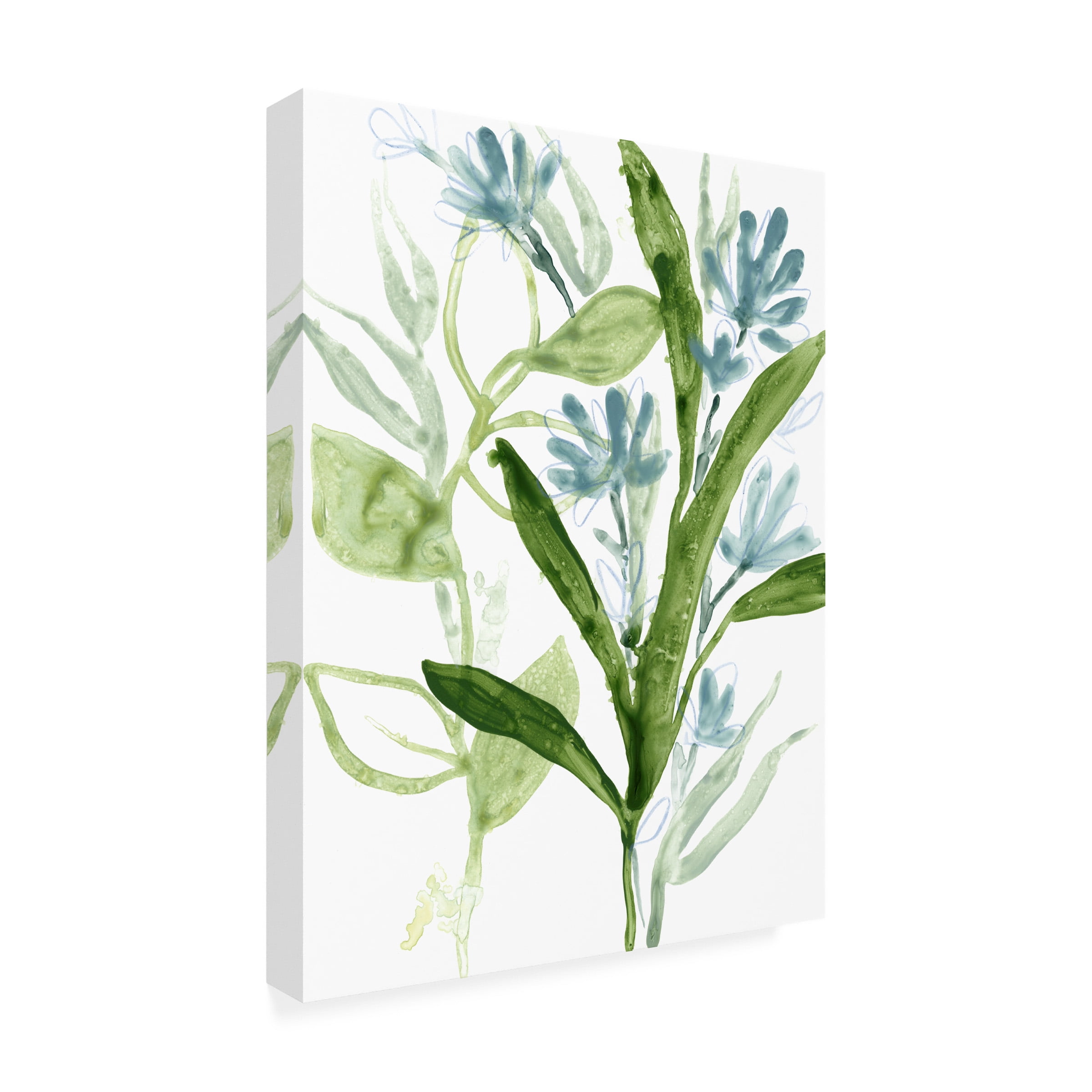 June Erica Vess 'Meadow Blues III' Canvas Art