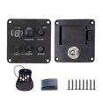 thumbnail image 1 of Guitar Pickup ISYS+ EQ Preamp Systems 2 Bands Guitar Preamps Piezo Pickup Tuner Adjustable Sound Guitar Accessories, 1 of 5