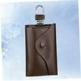 thumbnail image 3 of HUGFEGWE Car Key Holder Hanging Waist Key Pouch Leather Car Key Bag Key Hanging Bag UA824-10794, 3 of 9