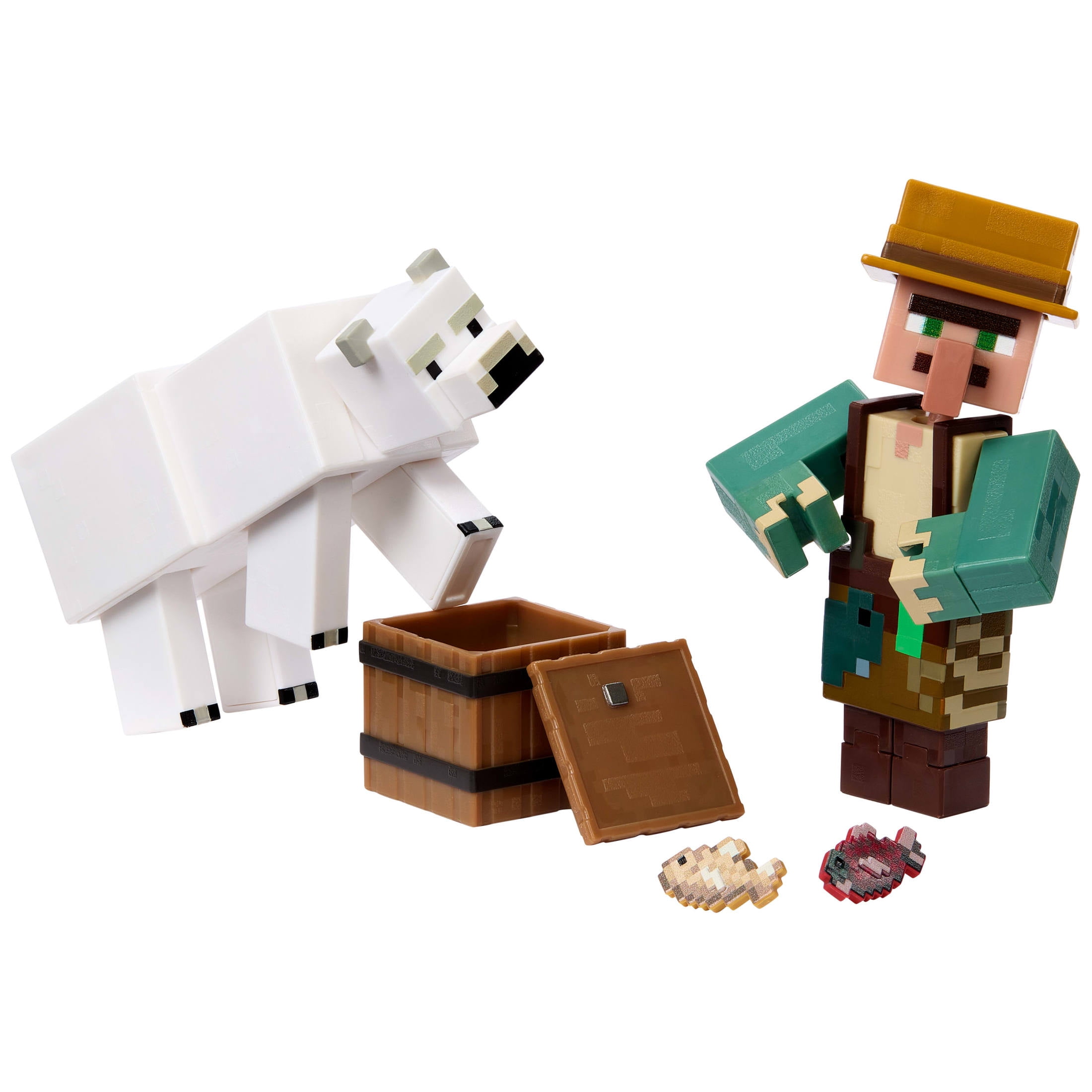 Minecraft Action Figures & Accessories 2-Pack, 3.25-inch Scale Collectible Sets (Characters May Vary)