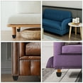 thumbnail image 1 of Homoyoyo 6Ud Patas Negros Para Muebles Soporte Ajustable Faciles De Instalar Para Sillas Y Mesas, 1 of 8