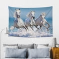 thumbnail image 5 of Xecao Horses Running Through The Water Print Tapestry, Wall Hanging Room Funny Decor, Backdrop Room Decor for Bedroom Living Room dormitory, 5 of 8