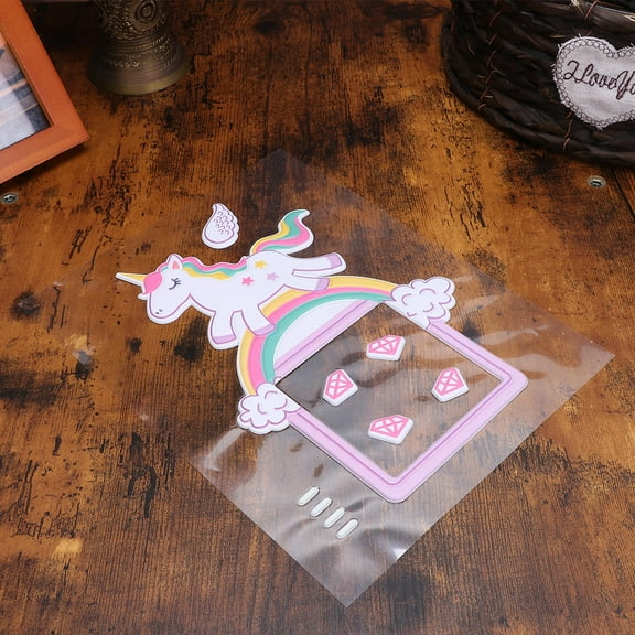 Soimiss Luminous Unicorn Wall Sticker  Creative Decor for Home Use 1Pc