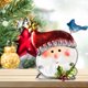 thumbnail image 4 of Candelabro de Navidad de hierro forjado portavelas de Papá Noel adornos Likrtyny de muñeco de nieve artesanías decoraciones para el hogar de Navidad y boda, 4 of 6