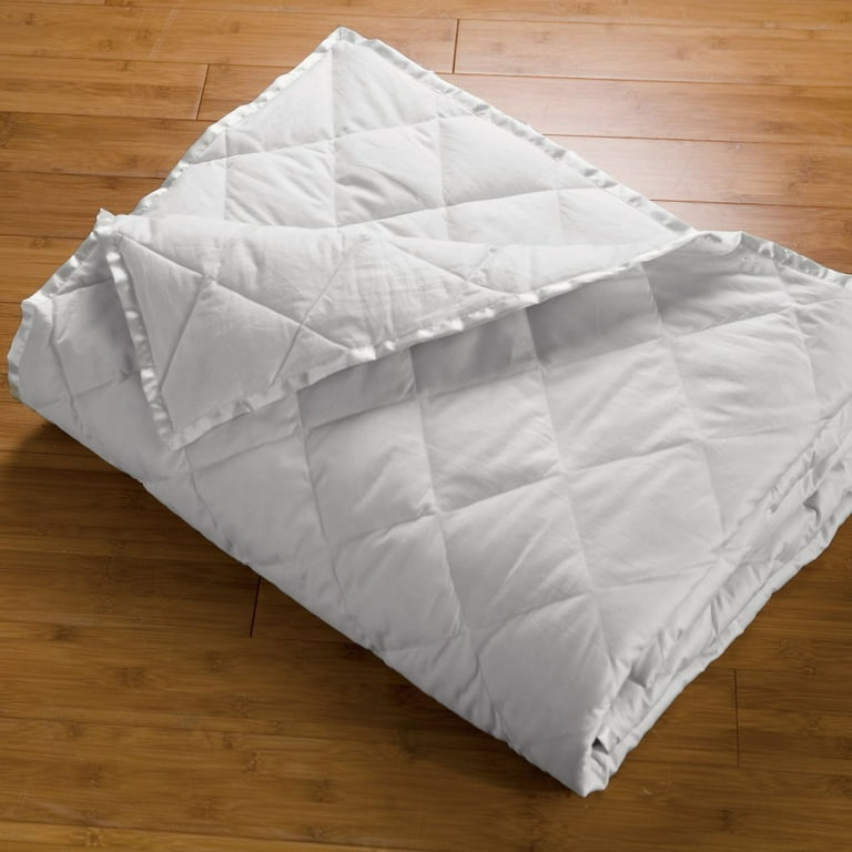 DOWNLITE Lightweight 230 TC Luxury Satin Trim Down Blanket Walmart