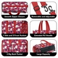 thumbnail image 3 of Teacher Tote Bag,Red Baseballs and Stars Pattern Teacher Utility Tote Bag,Large Work Tote Bags for Women with Multiple Pockets,Top Zipper Closure,13.8x10.6x6.7 Inch, 3 of 5