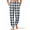 Black Plaid, variant on EKOUAER Men's Pajama Pants, Lightweight Loungewear, Comfy Jogger Sleep Pant Long Pj Bottoms with Drawstring & Pockets