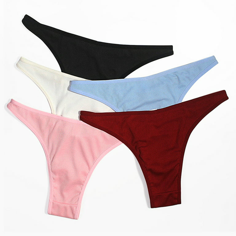 TAIAOJING Women Thong Lace For Cotton Bikini Panties Soft Hipster Panty  Ladies Stretch Briefs Ladies Underwear 