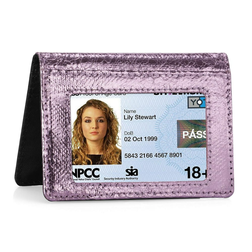 Hawee Slim Minimalist Wallet Front Pocket Wallets with ID Window
