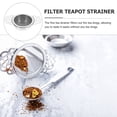thumbnail image 3 of unbranded Colador De Té De Acero Inoxidable Con Doble Mango Para Uso En Casa Color Plateado, 3 of 7