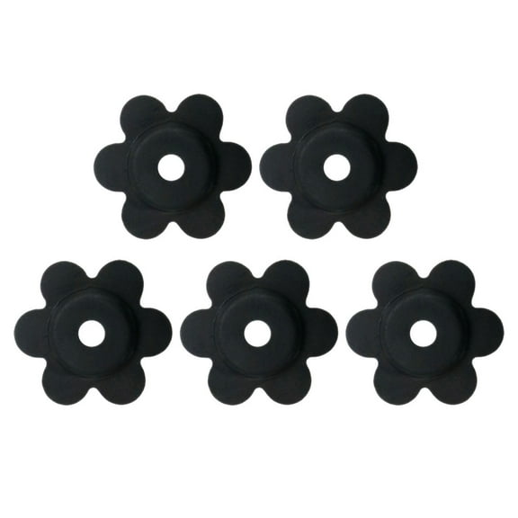 MLINS 5 Pcs Rubber Flower Garden Flag Plugs Windproof Flag Pole Stoppers Long-Lasting Anti-Skid Flag Stops For Outdoor Garden Flag Holder