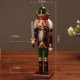 thumbnail image 2 of Cascanueces de madera, cascanueces decorativos navideños de 30 cm de altura, estatuilla de soldado cascanueces, estatuas de decoración de cascanueces de madera, decoración de cascanueces navideñas (3), 2 of 5