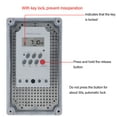 thumbnail image 4 of Pool Pump Timer, Outdoor Waterproof Programmable Timer Switch Mechanical Timer Box with Manual Button, Heavy Duty Digital Timer Box for Water Heater, Pool Pump, SPA, Motor, 4 of 7