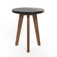 thumbnail image 2 of Home Square Round Accent Wood End Table in Brown Finish - Set of 2, 2 of 3