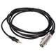 thumbnail image 1 of Conector XLR hembra de 3 pines de 10 pies a cable de audio de micrófono con conector estéreo macho de 1/8 "y 3,5 mm, 1 of 7